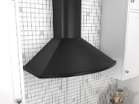 ZSA-E30DBS Zephyr 30 Inch Range Hood with 685- CFM blower - Black Stainless Steel