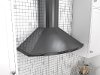 ZSA-M90DBS Zephyr Range Hood Savona Collection - 36 Inch Black Stainless Steel