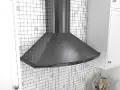 ZSA-M90DBS Zephyr Range Hood Savona Collection - 36 Inch Black Stainless Steel