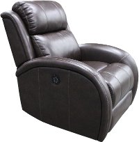 Dark Brown Power Recliner-2