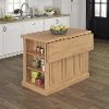 Natural Butcher Block Top Kitchen Island - Nantucket -1