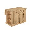 Natural Butcher Block Top Kitchen Island - Nantucket -2