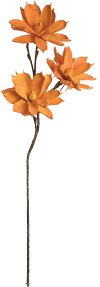 Three Orange Flowers Stem for Arrangement