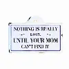 Nothing Is Really Lost White Enamelware Sign