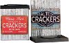 5 Inch Metal Vintage Cracker Lidded Canister