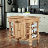 Natural Maple Kitchen Island - Americana