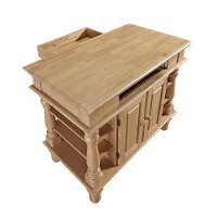 Natural Maple Kitchen Island - Americana -5