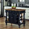 5082-94 Americana Black Kitchen Island