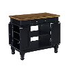Black Kitchen Island - Americana -4