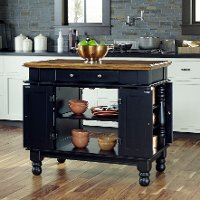 Black Kitchen Island - Americana-2