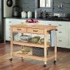 Natural Maple Kitchen Cart - Savannah