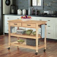 Natural Maple Kitchen Cart - Savannah