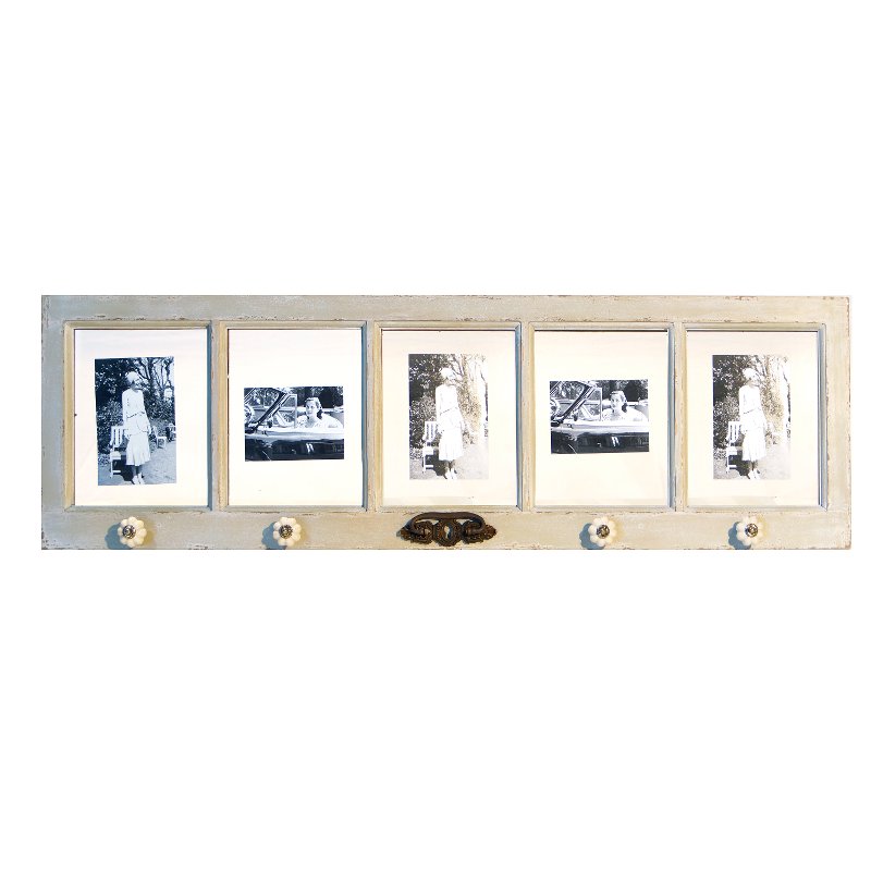Gray Wooden 5 Picture Frame Collage With 4 Knobs Rc Willey Gray Wooden 5 Picture Frame Collage With 4 Knobs Rc Willey Furniture