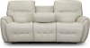 Icelandic White Leather-Match Power Reclining Sofa - Blaise-3