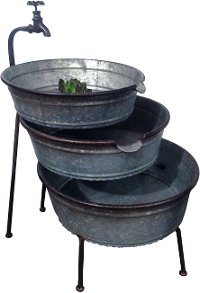 Metal 3 Tiered Water Fountain