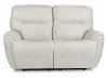 Icelandic White Leather-Match Power Living Room Set - Blaise-2