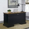 Black Pedestal Desk - Americana -3