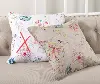 Natural Floral Printed Throw Pillow