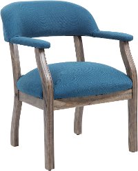 Peacock Blue Office Guest Chair