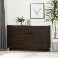 10279 Modern Brown Oak Dresser - Fynn