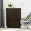 10280 Modern Brown Oak Chest of Drawers - Fynn