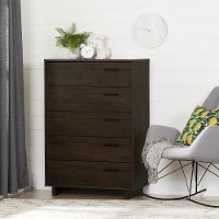 10280 Modern Brown Oak Chest of Drawers - Fynn