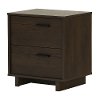 10281 Brown Oak Drawer Nightstand - Fynn -2