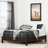10284 Brown Oak Full-Size Platform Bed - Fynn -1