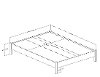 10284 Brown Oak Full-Size Platform Bed - Fynn -3