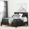 10284 Brown Oak Full-Size Platform Bed - Fynn -5