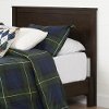 10285 Modern Brown Oak Full Headboard - Fynn