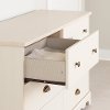 10298 White Wash 6-Drawer Double Dresser - Caravell -4