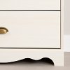 10298 White Wash 6-Drawer Double Dresser - Caravell -5