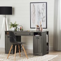10545 Gray Maple Craft Table with Storage - Artwork