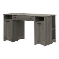10545 Gray Maple Craft Table with Storage - Artwork-2