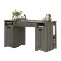 10545 Gray Maple Craft Table with Storage - Artwork-3