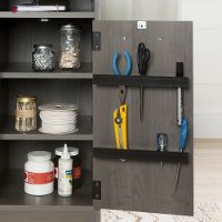 10545 Gray Maple Craft Table with Storage - Artwork-7