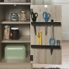 10287 Rustic Oak Craft Table with Storage - Artwork -8