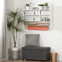 10489 White Craft Wall Storage Hutch - Crea