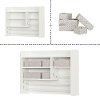 10489 White Craft Wall Storage Hutch - Crea -5