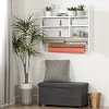 10489 White Craft Wall Storage Hutch - Crea -1