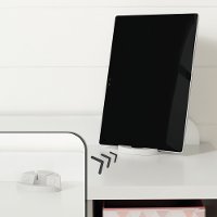 10081 Pure White Makeup Desk with Drawer - Vito-4