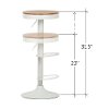 100179 White Craft Table and Stool Set - Crea -6
