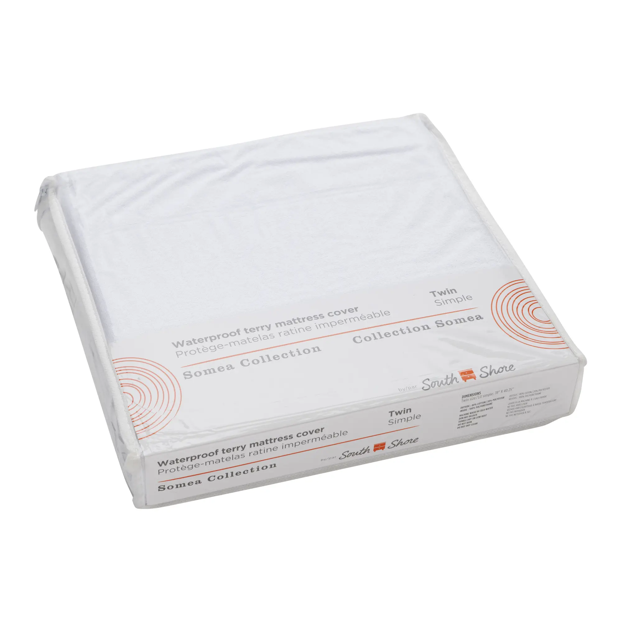 100173 6 Inch Twin Mattress with Mattress Cover - Somea-4