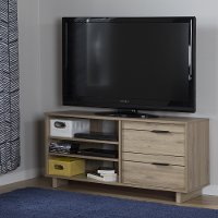 10375 Modern Rustic Oak TV Stand for TVs up to 55 Inch - Fynn