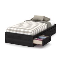 10405 Gray Oak Twin Mates Storage Bed - Little Smileys