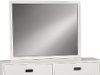7119-721/MIRROR Clearance White Contemporary Mirror - Tinley Park