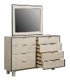Contemporary Pearl White Dresser - Synchrony-2