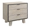 Contemporary Pearl White Nightstand - Synchrony-3