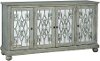 Clearance Weathered Gray Four Door Console - Weathered